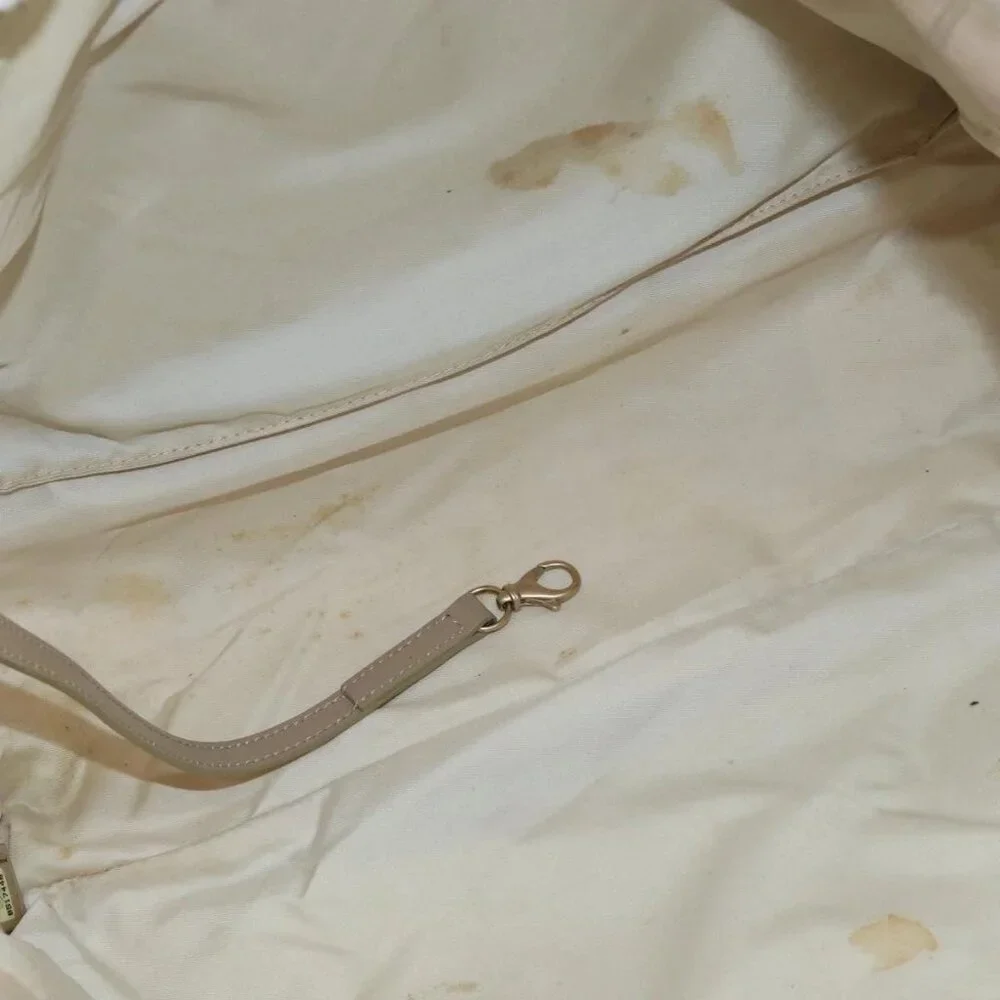 CHANEL New Travel Line Tote Bag Nylon Beige Gold CC - Picture 11 of 16